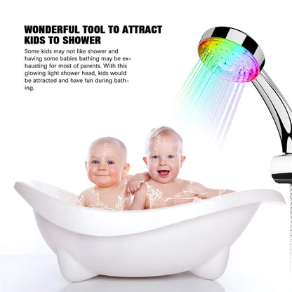 Light Up LED Head Shower